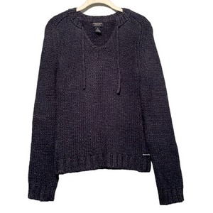 AMERICAN EAGLE OUTFITTERS BLUE COTTON SWEATER SIZE M